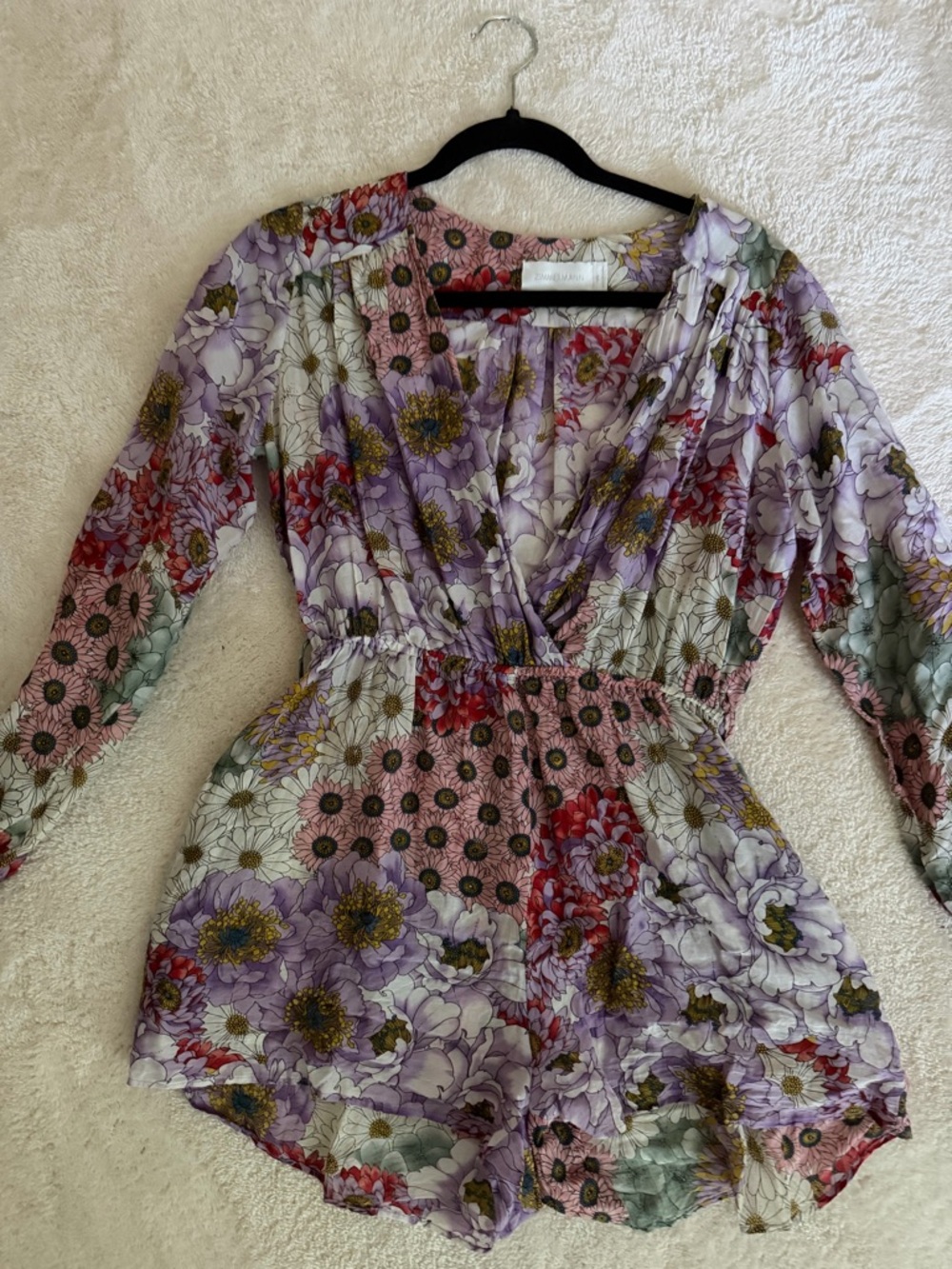 Zimmermann Resort Floral Romper Playsuit